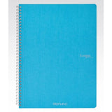 Fabriano Ecoqua Spiral Notebook Turquoise Lined A4