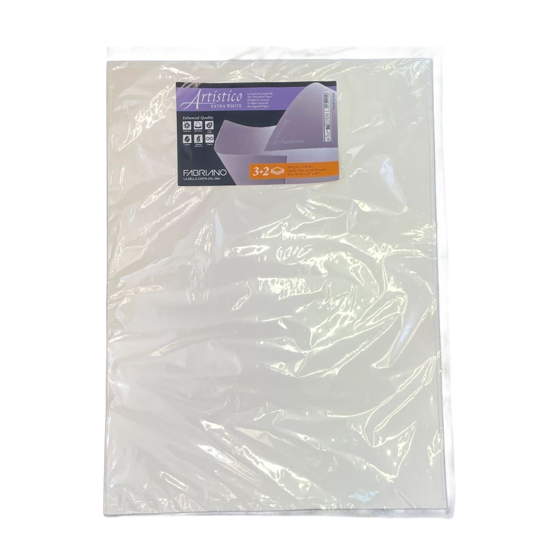 Fabriano Artistico Paper 300gsm Extra White Cold Pressed Packet 3+2 Free