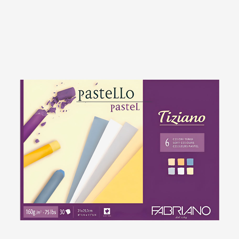 Fabriano Tiziano Pastel Paper Pad 160gsm Softs 30 Sheets