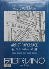 Fabriano Accademia Drawing Paper 200gsm Pack 50 A3