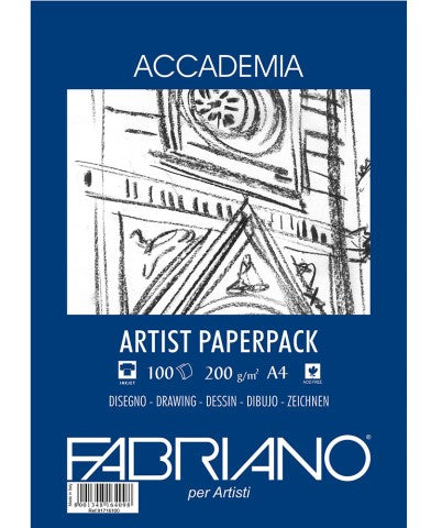Fabriano Accademia Drawing Paper 200gsm Pack 100 A4