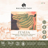 Magnani Italia Watercolour Pad 300gsm Cold Pressed 20 Sheets 20x20cm