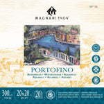 Magnani Portofino Watercolour Pad 300gsm Hot Pressed 20 Sheets 20x20cm
