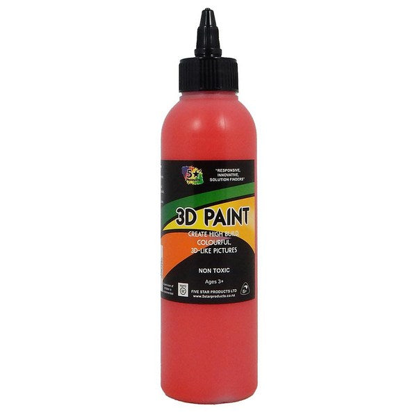 FIVE STAR 3D PAINT RED