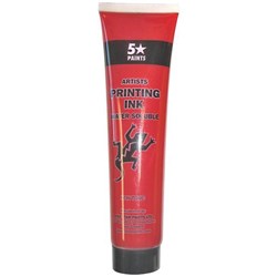 Five Star Waterbased Print Ink Red 115ml