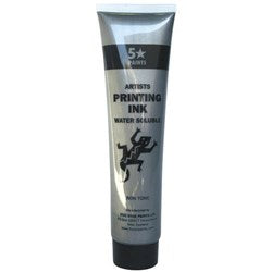 Five Star Waterbased Print Ink Silver 115ml