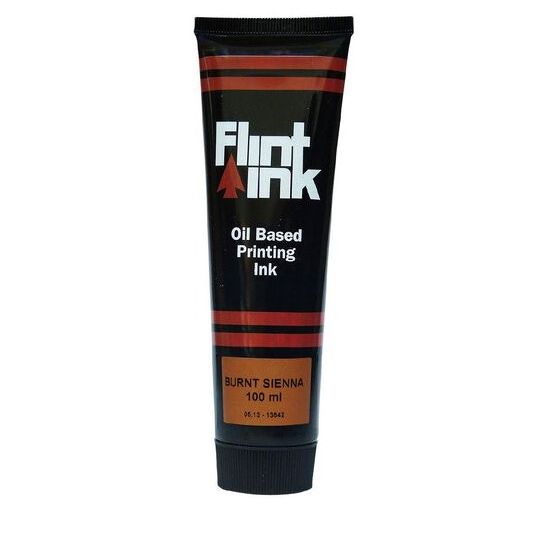Flint Oil Based Ink Burnt Sienna 100ml