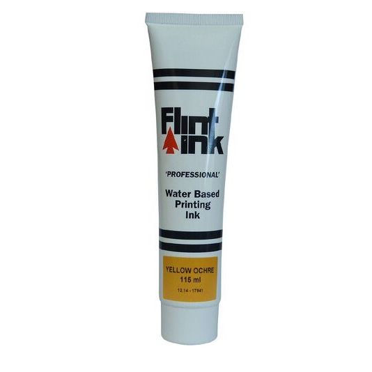 Flint Waterbased Print Ink Yellow Ochre 115ml