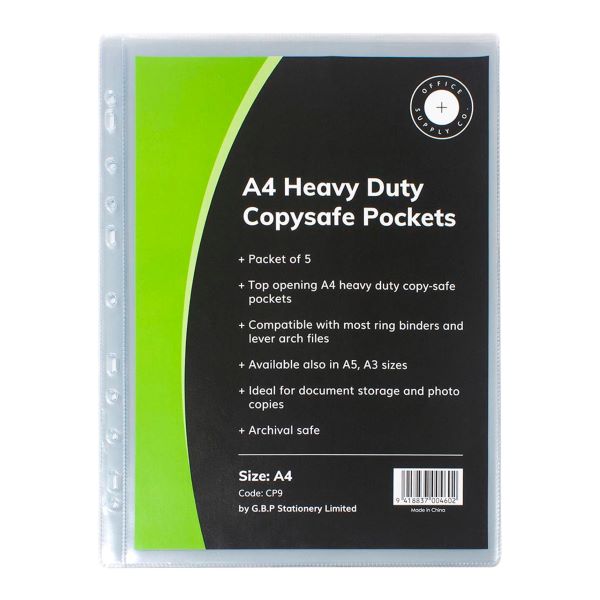 OSC Copysafe Pockets Heavy Duty Packet 5