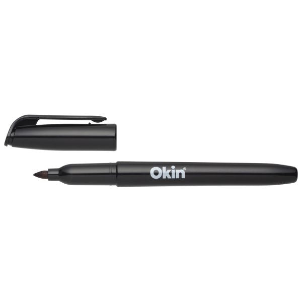OKIN PERMANENT PEN STYLE MARKER BLACK