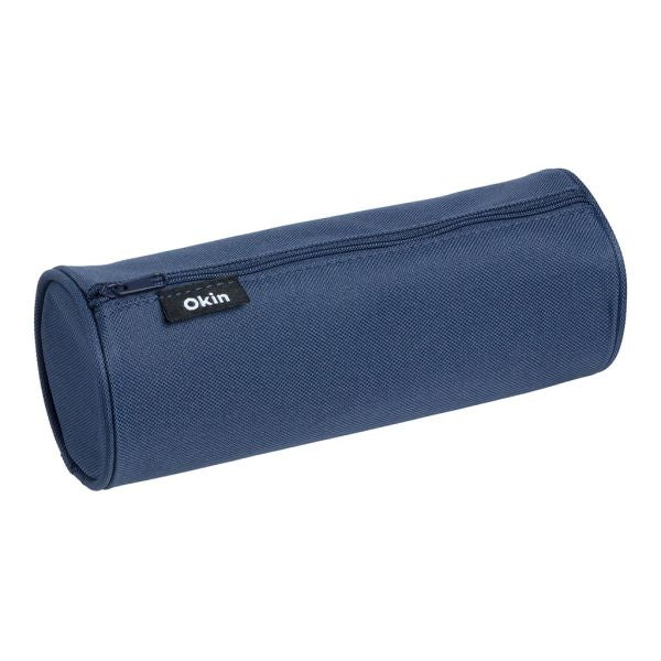 Okin Tube Pencil Case Navy Blue