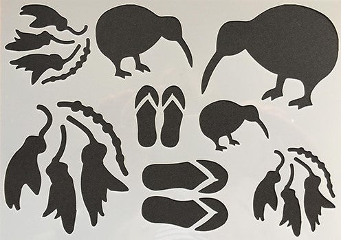 Five Star Stencil NZ Icons A5