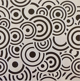 Five Star Stencil Circles 15x15cm