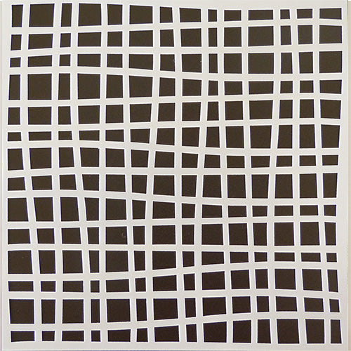 Five Star Stencil Lines 15x15cm