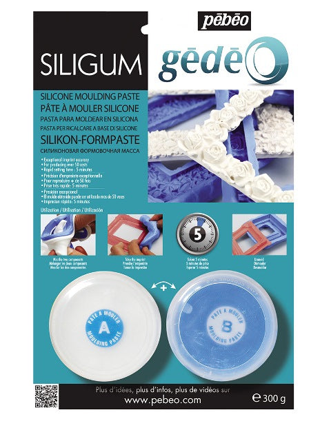 Gedeo Siligum Silicone Moulding Paste 2x 300g
