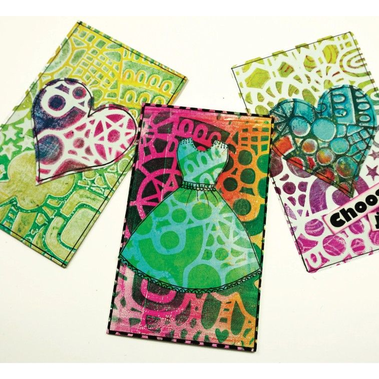 Gelli Arts Handmade Card Kit Handmade Card Kit SET
