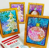 Gelli Arts Perfect Border Kit 4x6" Postcards SET