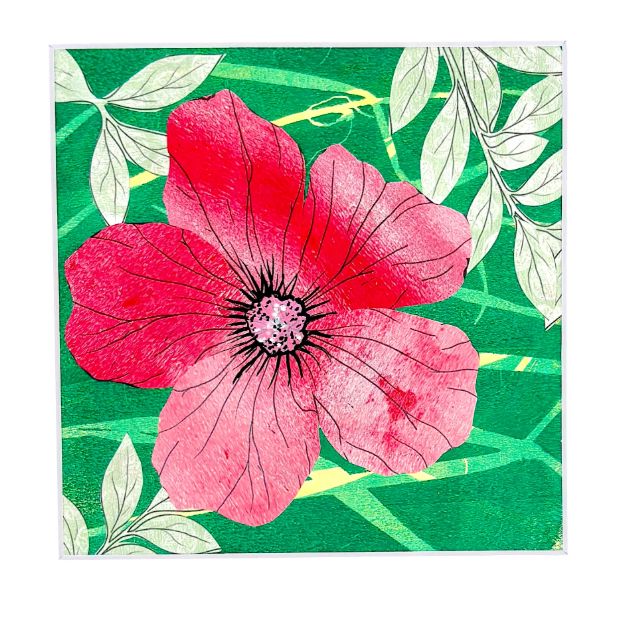 GELLI ARTS PRINTED COLLAGE KIT BLUSH BLOOM