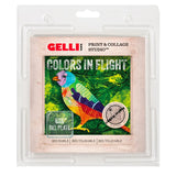 GELLI ARTS PRINTED COLLAGE KIT COLORS IN FLIGHT