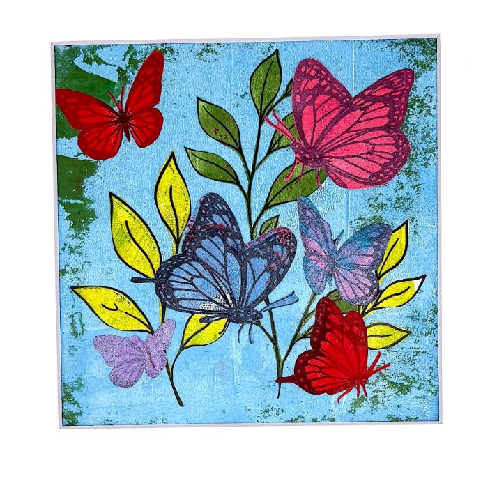 GELLI ARTS PRINTED COLLAGE KIT WINGS IN FLIGHT
