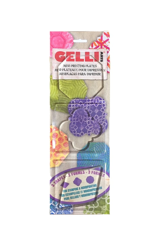 Gelli Arts Mini Printing Plate Octagon/Diamond/Quatrefoil 3"