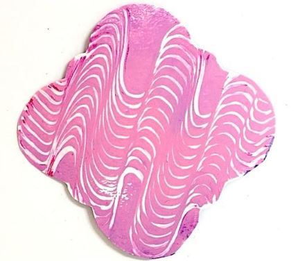 Gelli Arts Mini Printing Plate Octagon/Diamond/Quatrefoil 3"