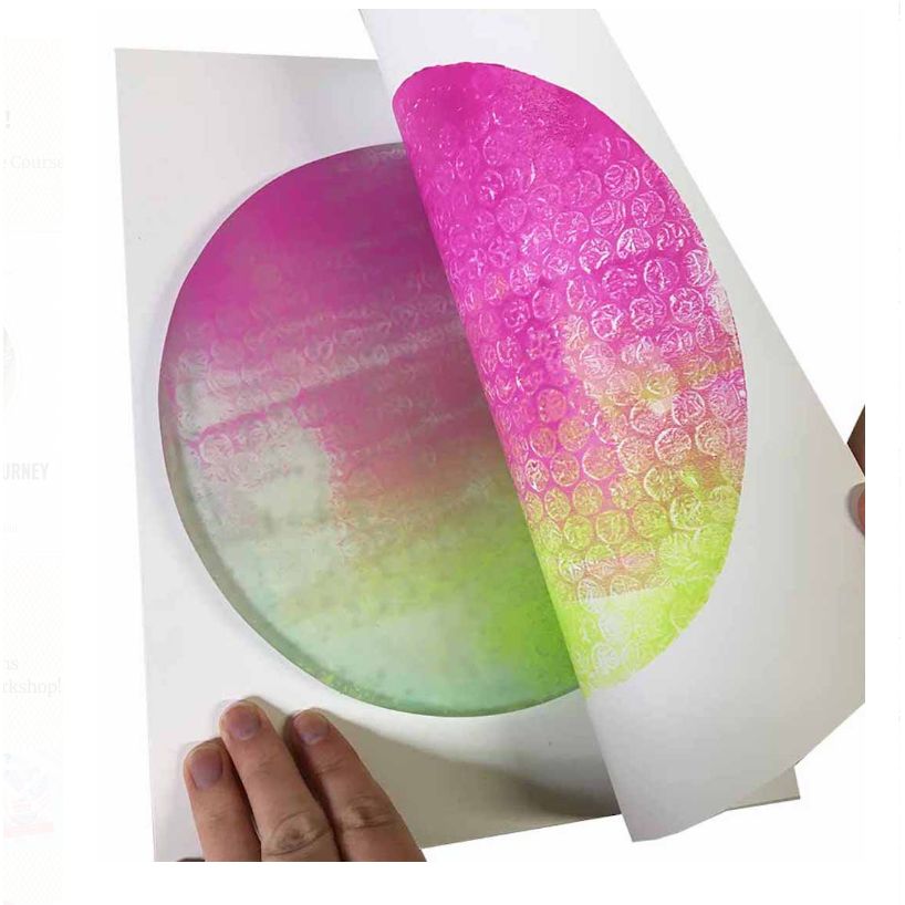 Gelli Arts Printing Plate Round