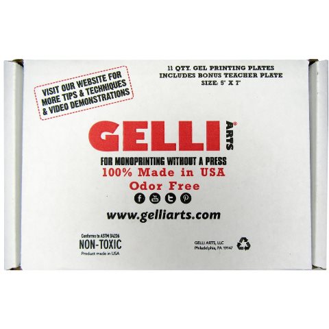 Gelli Arts Class Pack Printing Plate x11 5x7"