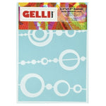Gelli Arts Stencil Beads Design 5x7"