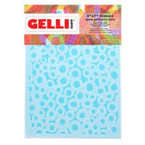 GELLI ARTS STENCIL DOTS DESIGN