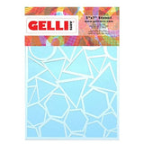 Gelli Arts Stencil Geo Design 5x7"