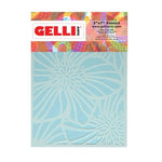 Gelli Arts Stencil Hellebore Design 5x7"