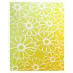 GELLI ARTS STENCIL FLOWER DESIGN
