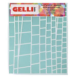 Gelli Arts Stencil Ladder Design 8x10"