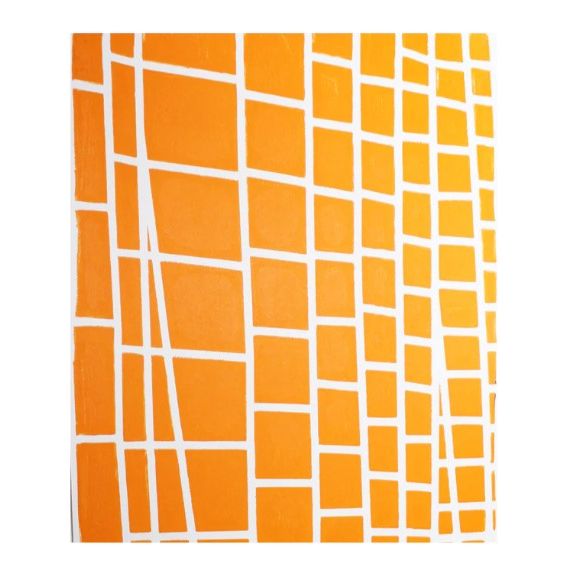 Gelli Arts Stencil Ladder Design 8x10"