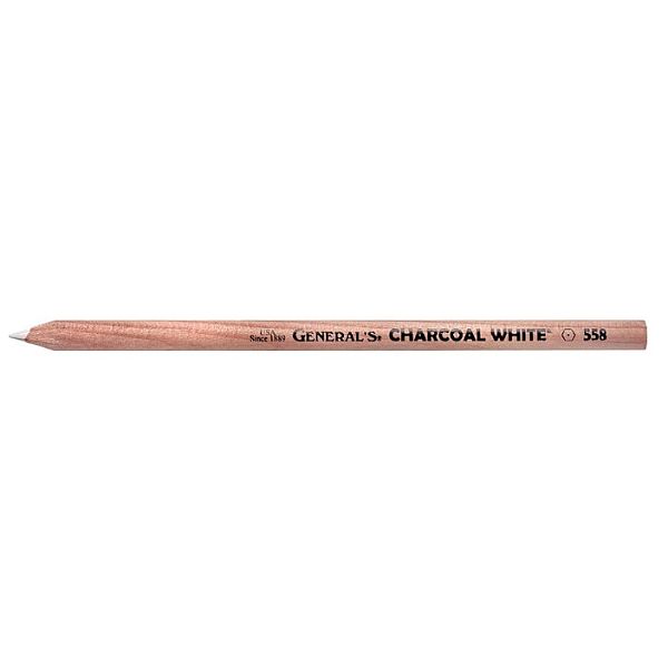 Generals Charcoal Pencil White