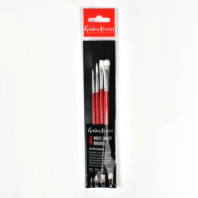 Gordon Harris Taklon Brush Set 4