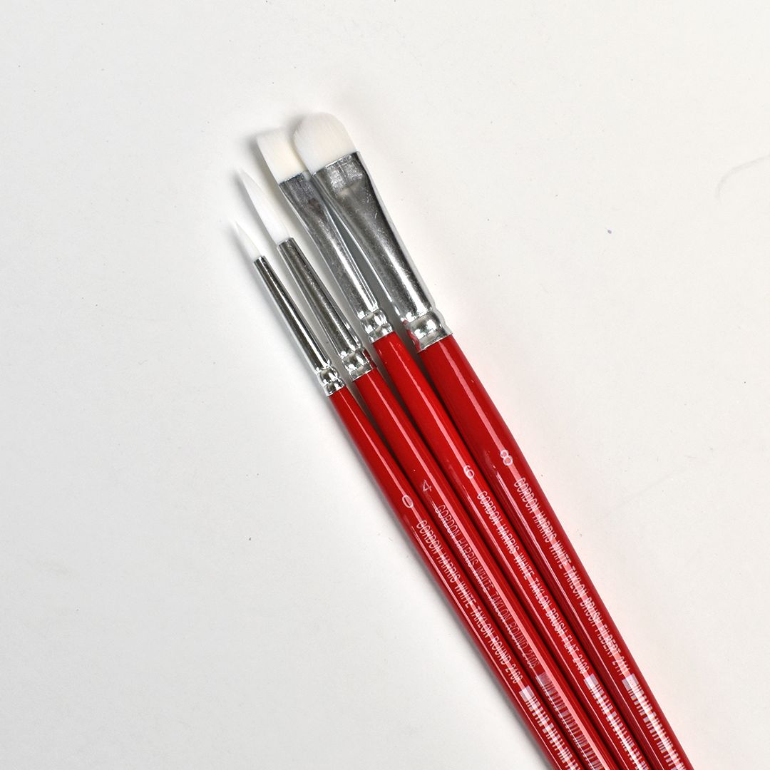 Gordon Harris Taklon Brush Set 4
