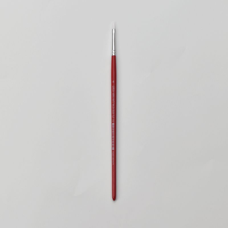 Gordon Harris White Taklon Brush Flat