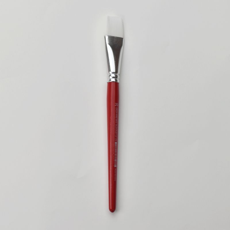 Gordon Harris White Taklon Brush Flat