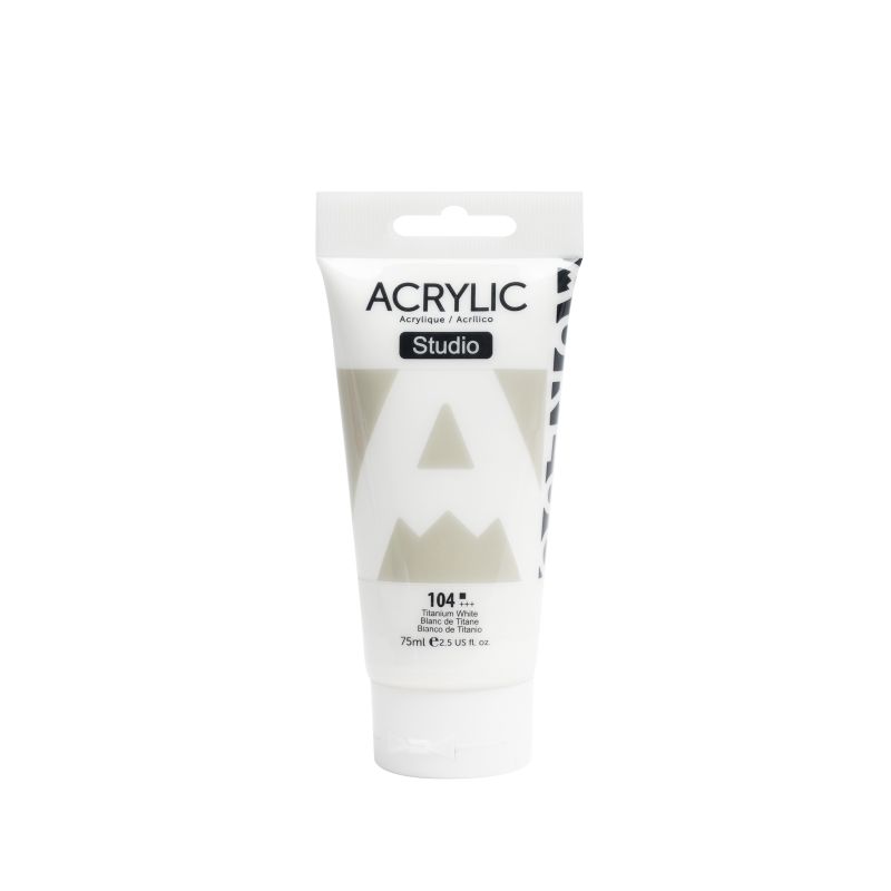 Aureuo Studio Acrylic Paint Titanium White 104 75ml