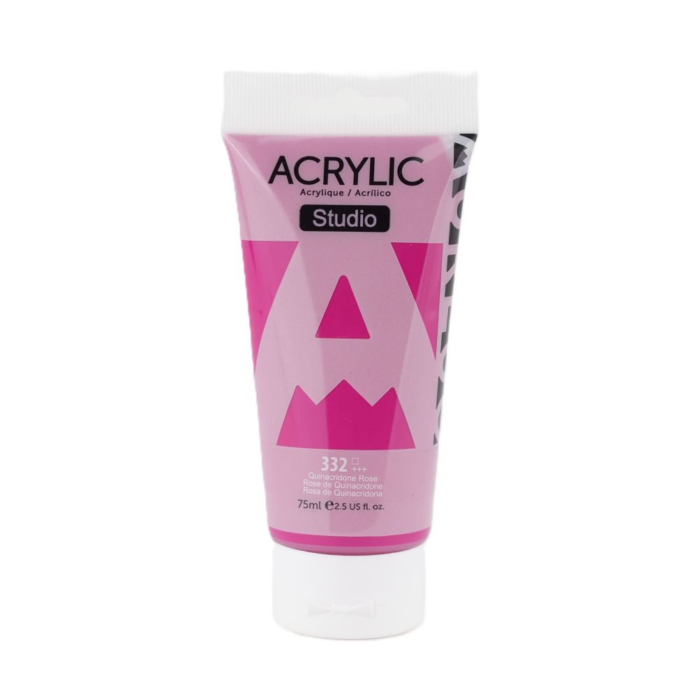 AUREUO STUDIO ACRYLIC PAINT QUINACRIDONE ROSE 332