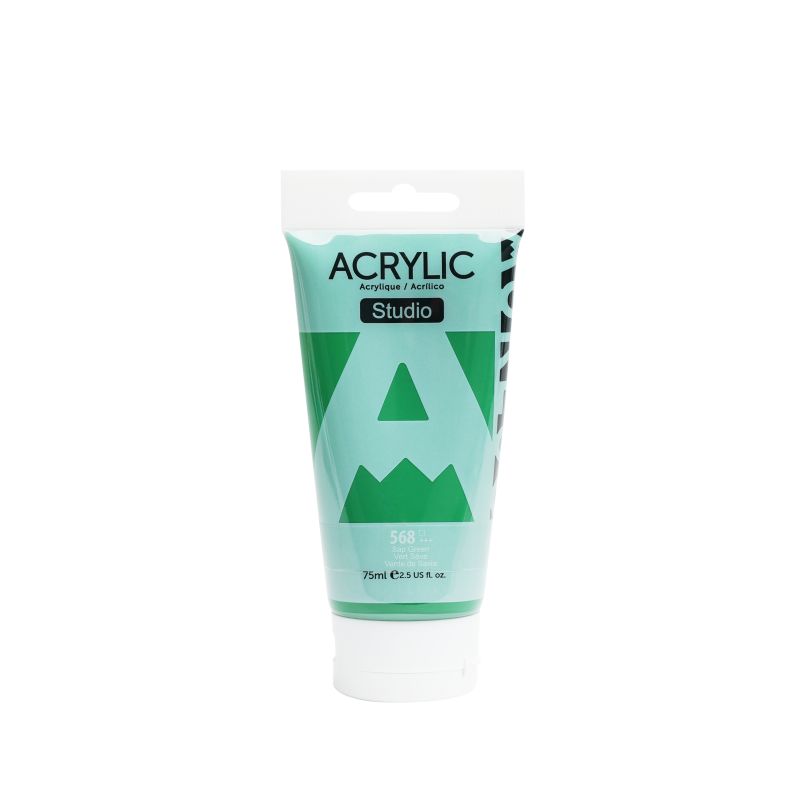 Aureuo Studio Acrylic Paint Sap Green 568 75ml