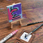 Aureuo Mini Canvas With Easel 3x3"