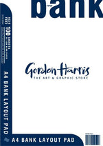 Gordon Harris Bank Layout Pad 50gsm 100 Sheets A4