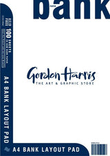 Gordon Harris Bank Layout Pad 50gsm 100 Sheets A4