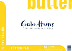 Gordon Harris Butter Paper Pad 40gsm 50 Sheets