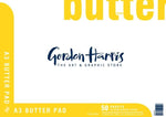 Gordon Harris Butter Paper Pad 40gsm 50 Sheets