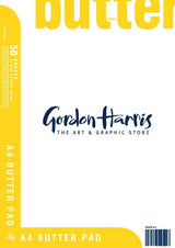 Gordon Harris Butter Paper Pad 40gsm 50 Sheets A4