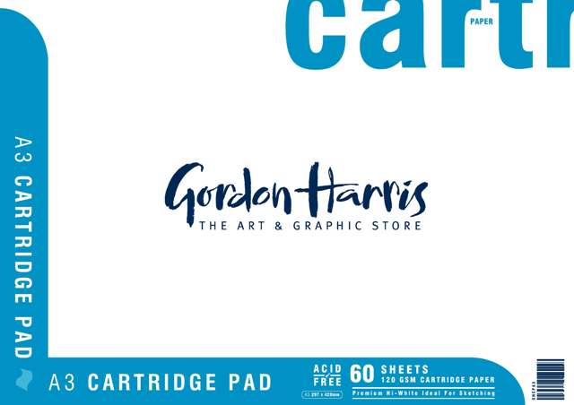 Gordon Harris Cartridge Pad 120gsm 60 Sheet A3
